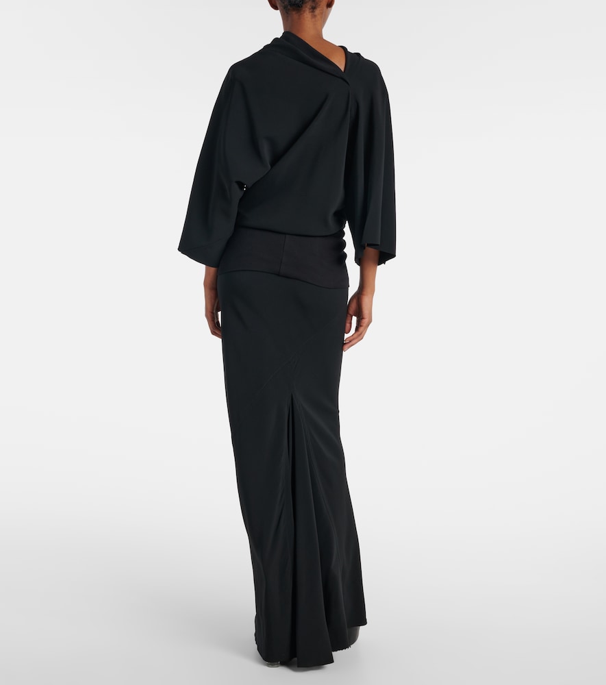  Rick Owens Rick Owens Top De Charmeuse Drapeado 