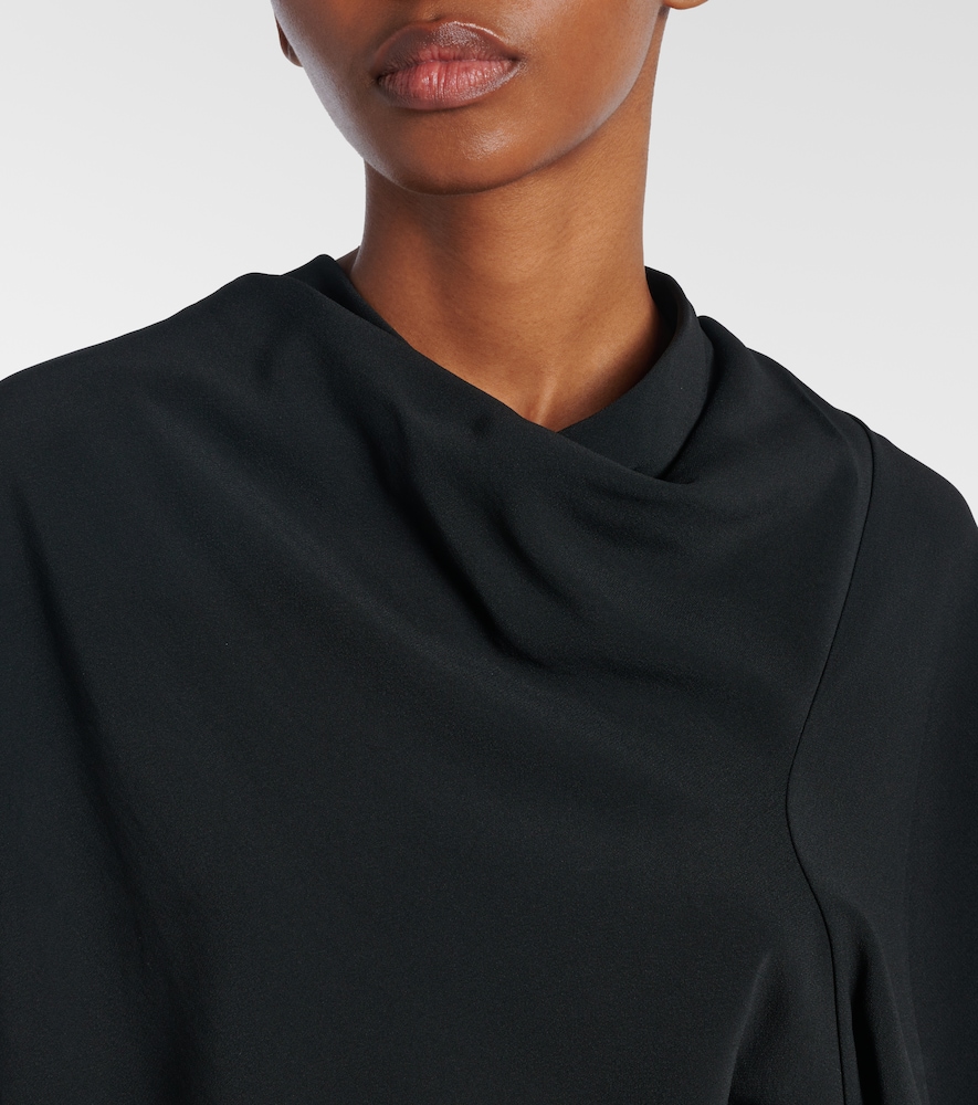  Rick Owens Rick Owens Top De Charmeuse Drapeado 