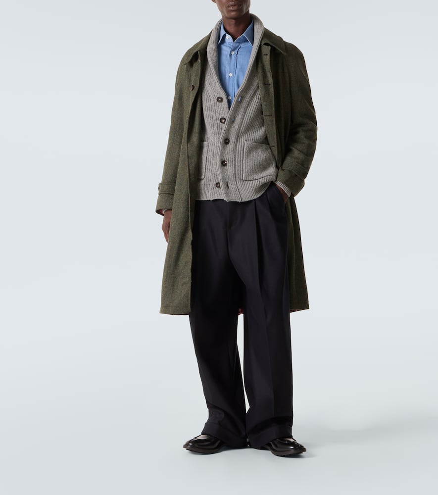 Thom Sweeney Wool and cashmere cardigan