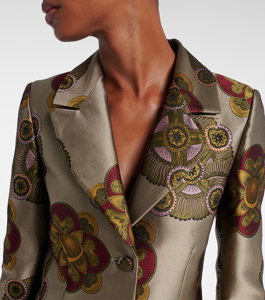 La Doublej 24/7 Printed Blazer In Multi