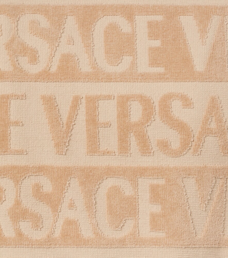  Versace Home Versace Home Bademantel Versace Allover Aus Baumwollfrottee 