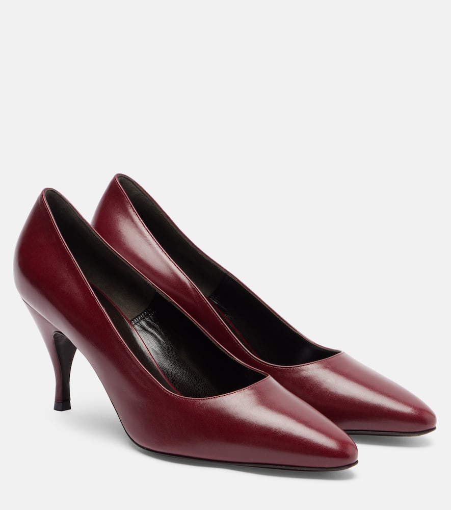 Herbert Levine Pure And Simple Leather Pumps In Multi