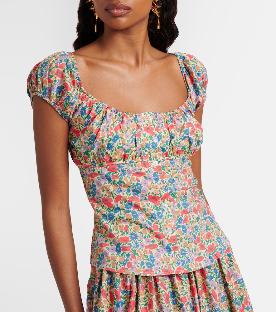 Millie Floral Cotton Top