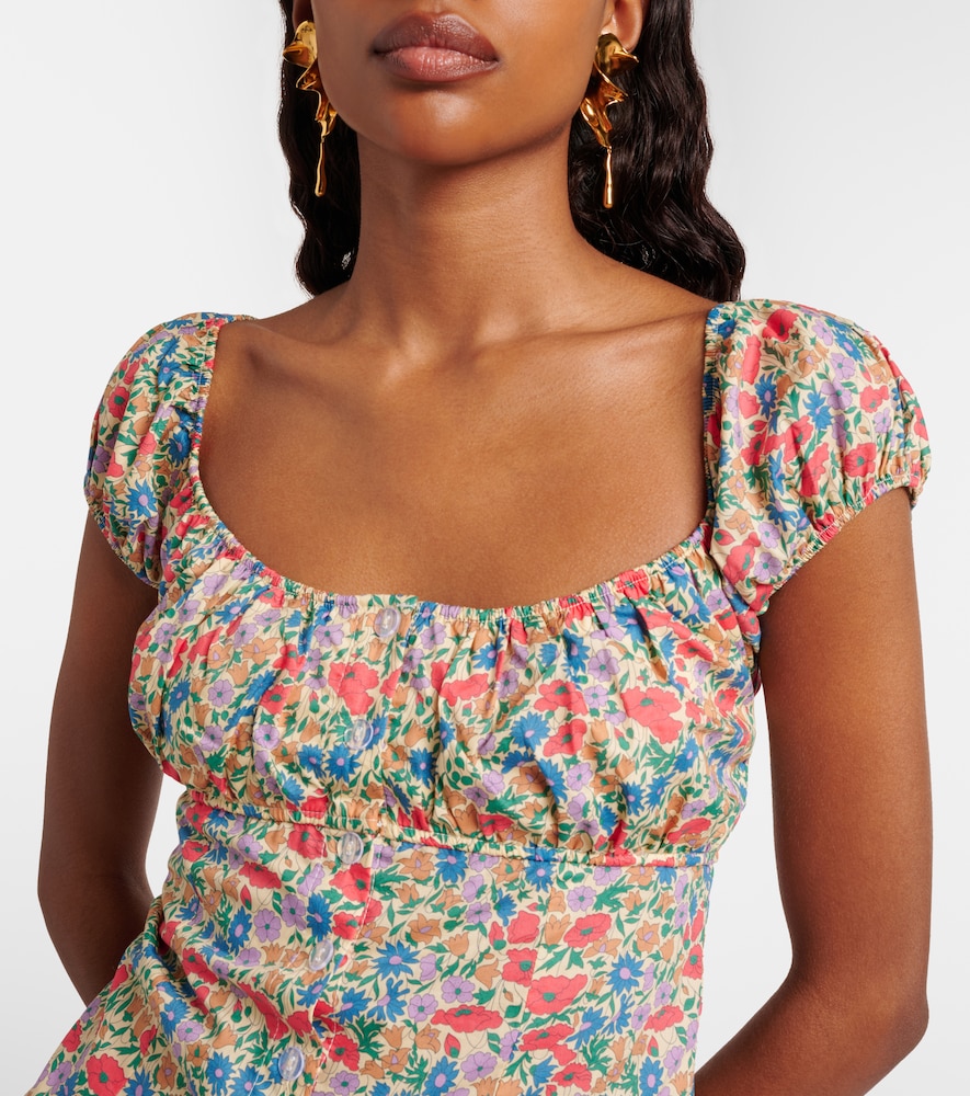 Millie Floral Cotton Top