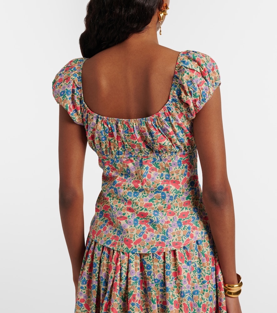 Millie Floral Cotton Top