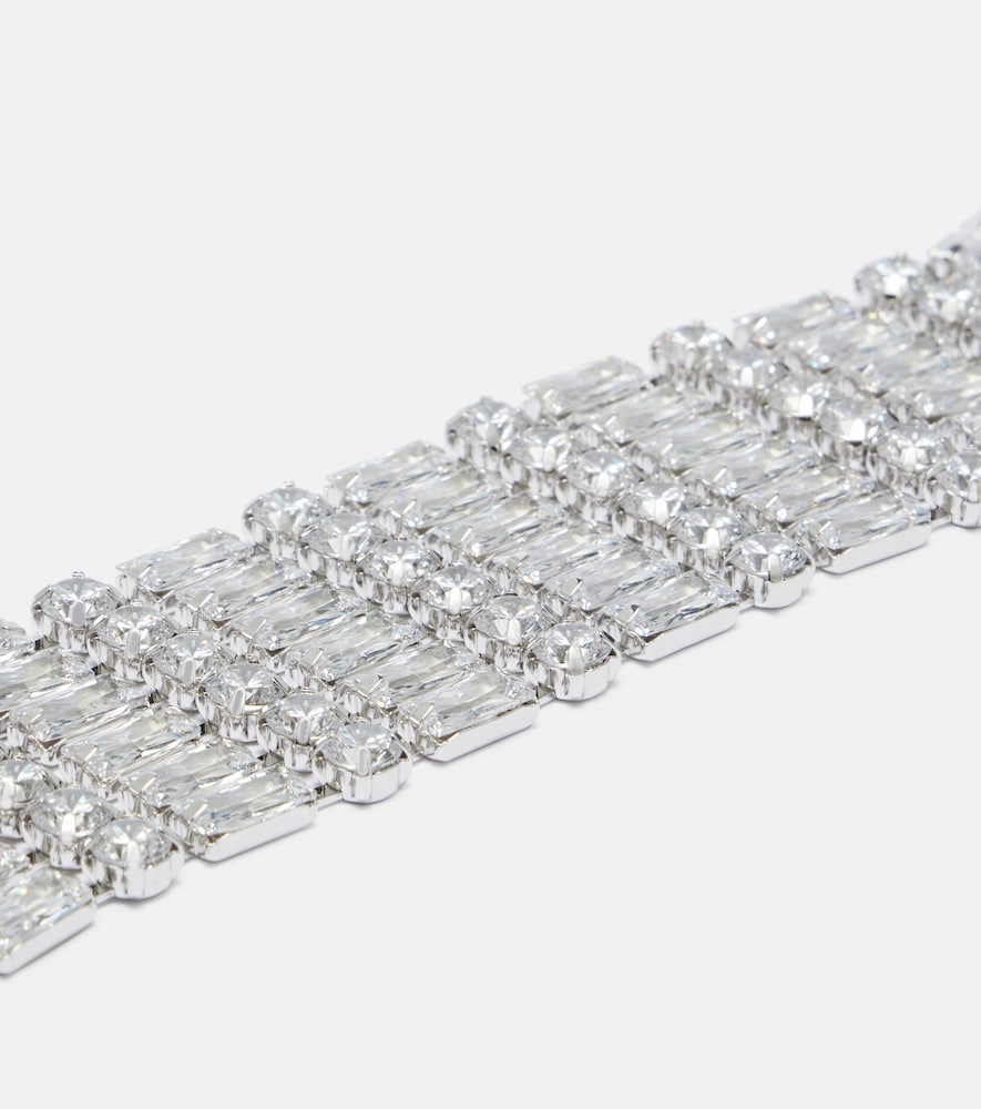  Self-portrait Self-portrait Crystal-embellished Bracelet 