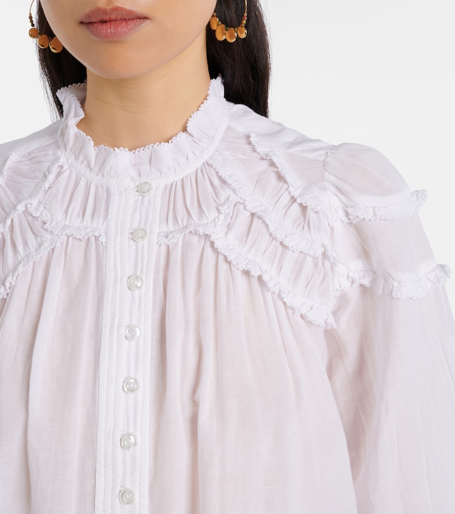  Marant Etoile Marant Etoile Bluse Christa Aus Einem Baumwollgemisch 