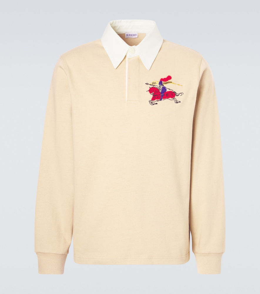 Burberry EKD cotton polo sweater