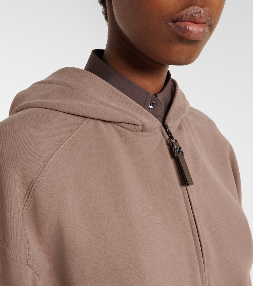  Brunello Cucinelli Brunello Cucinelli Cotton Jersey Zip-up Hoodie 