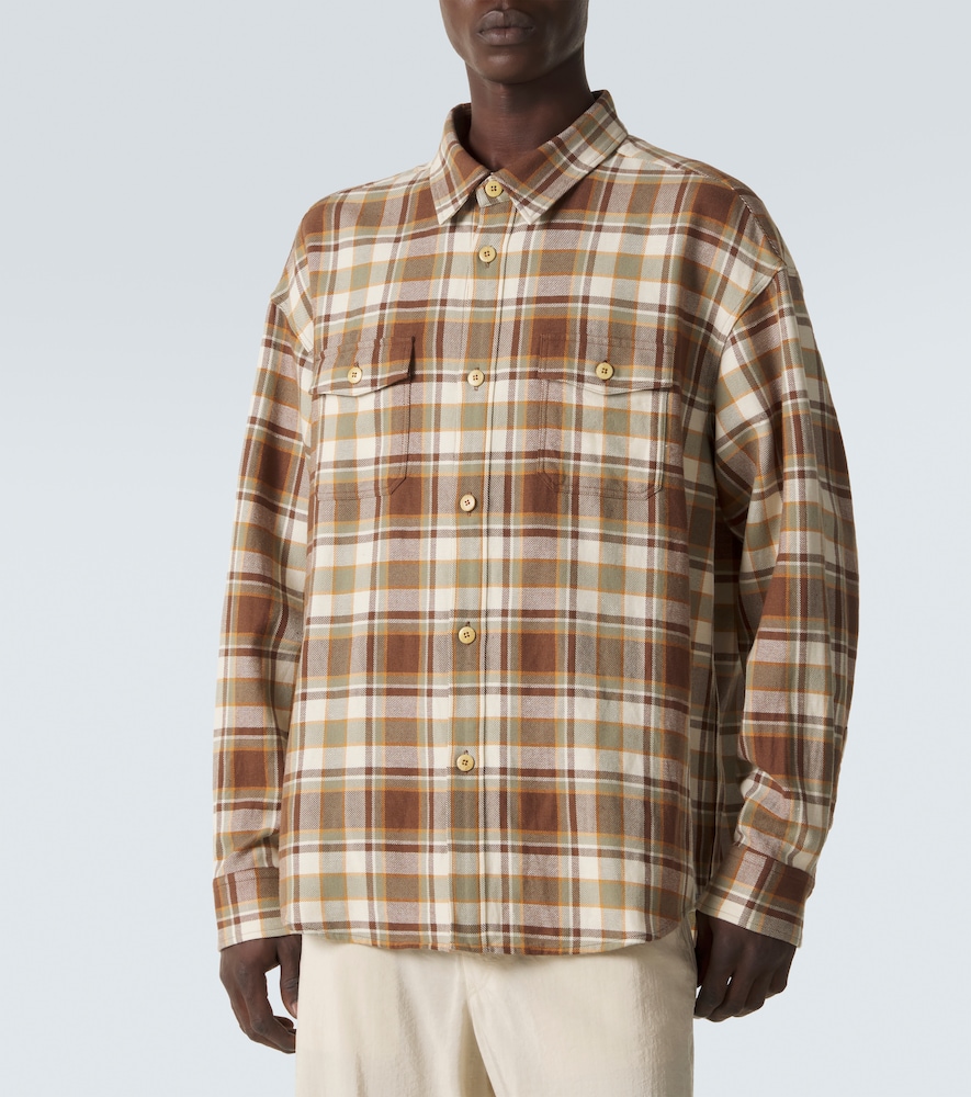  Visvim Visvim Lumber Plaid Wool And Linen Shirt 