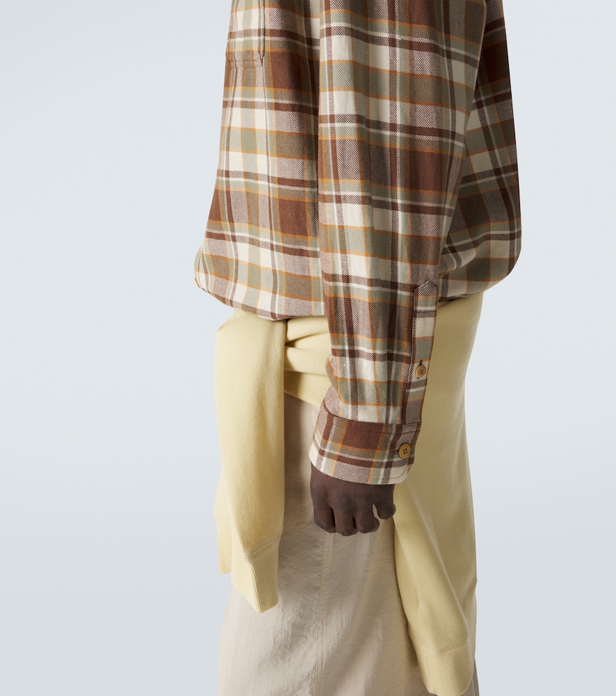  Visvim Visvim Lumber Plaid Wool And Linen Shirt 
