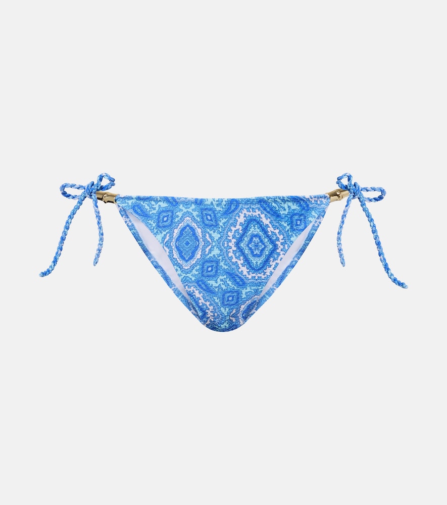 Heidi Klein Mykonos printed bikini bottoms