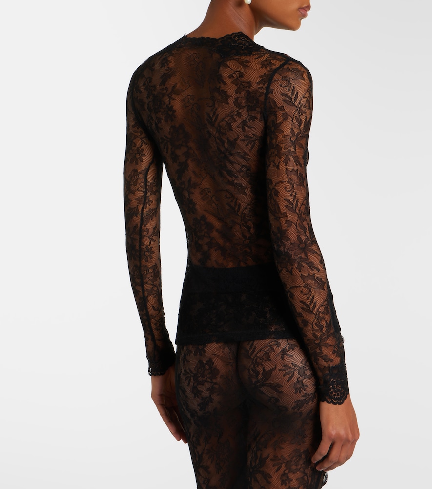  Valentino Valentino Floral Sheer Lace Cardigan 