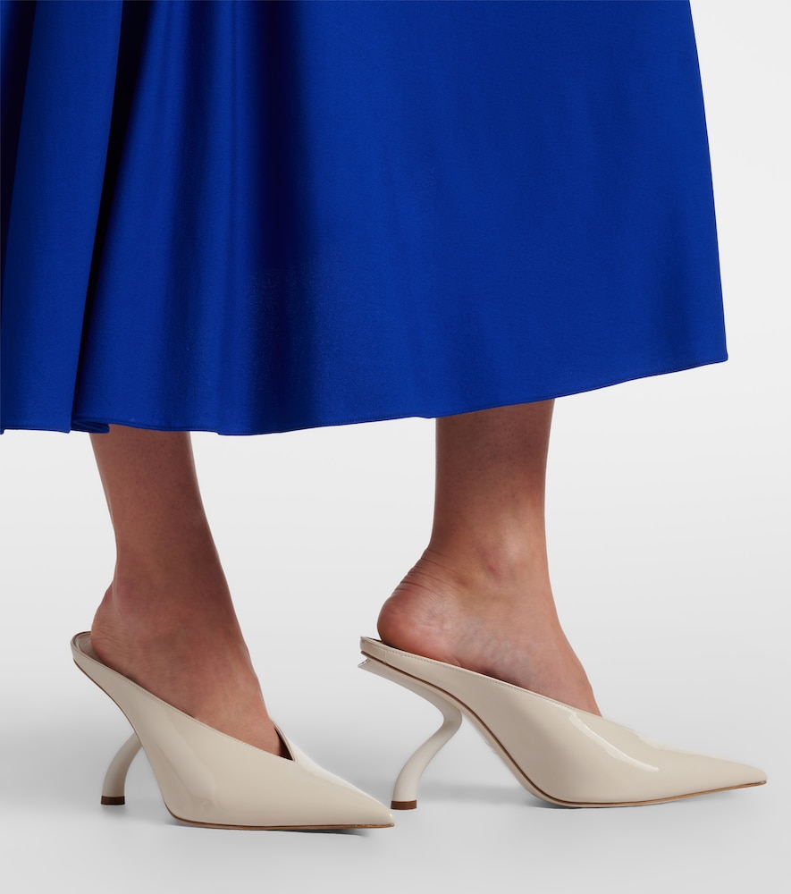 Ferragamo Patent leather mules