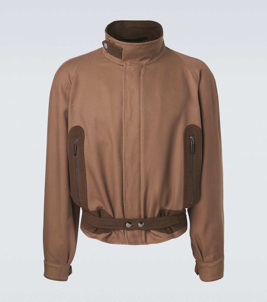 Giorgio Armani Archivio Silk Bomber Jacket