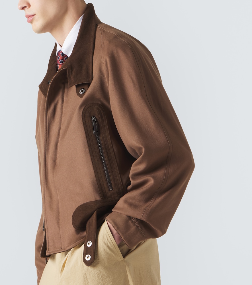  Giorgio Armani Giorgio Armani Archivio Bomberjacke Aus Seide 