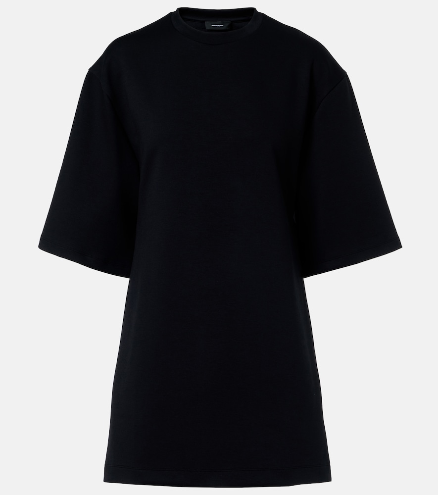 Wardrobe.NYC Wardrobe. NYC Open-back cotton-blend jersey minidress