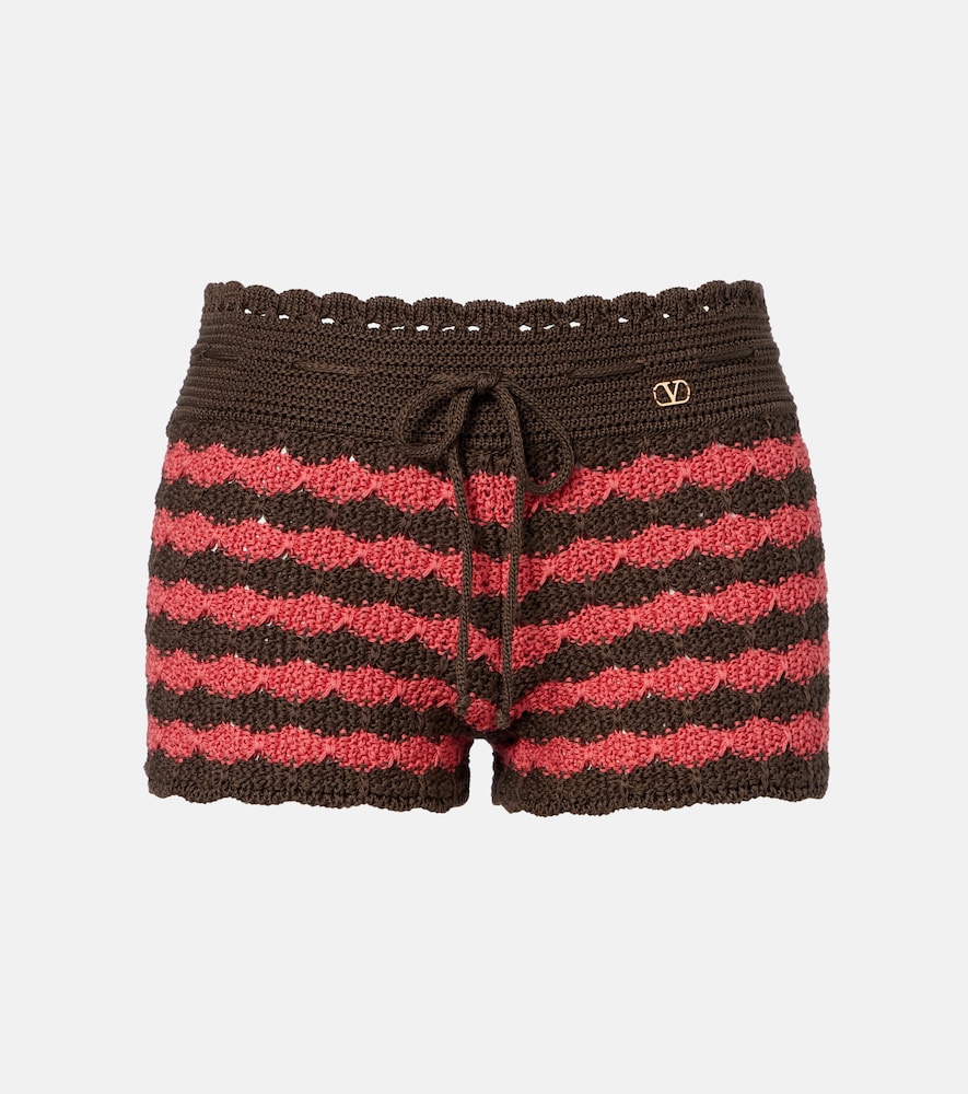 Shorts aus Strick