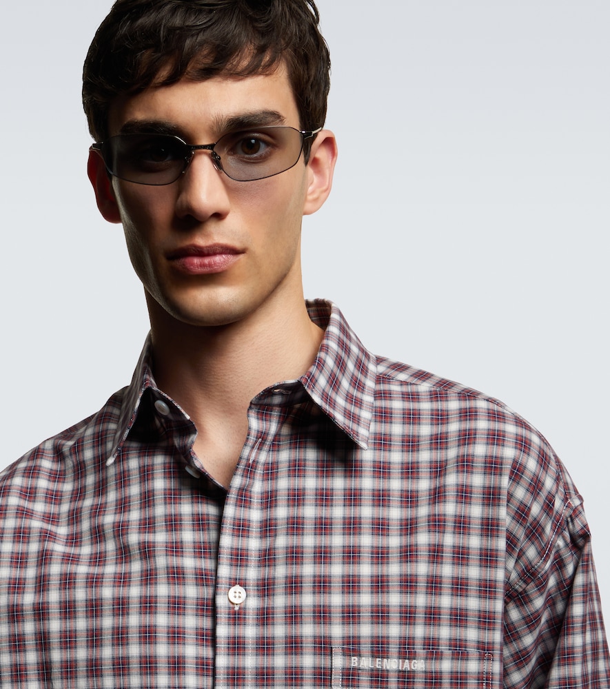  Balenciaga Balenciaga Eckige Sonnenbrille Invisible 2.0 