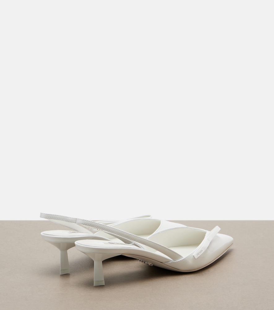  Prada Prada Slingback-pumps Aus Lackleder 