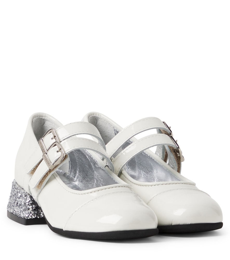 Ballerine Mary Jane in vernice con glitter