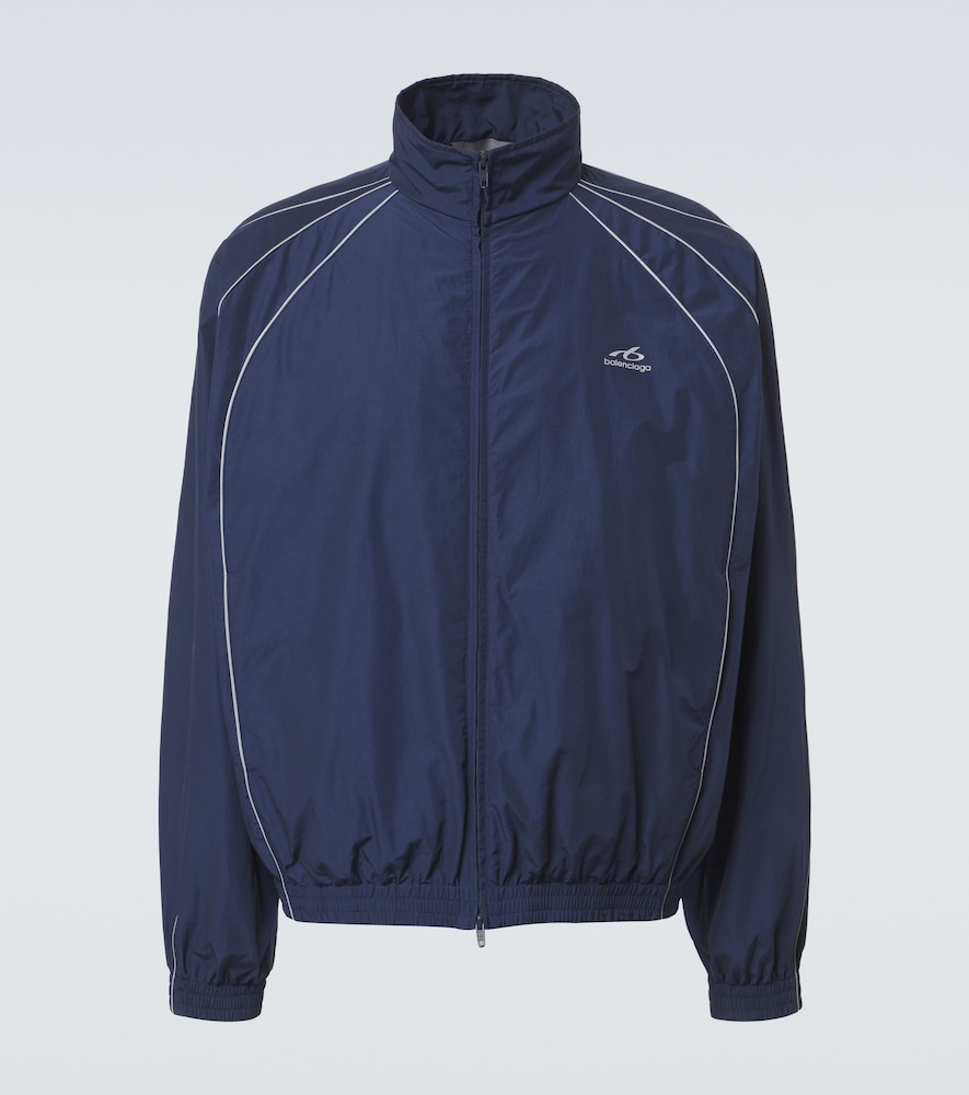 Balenciaga Men's Blue Cotton-Blend Track Jacket UK Size 36 - Mytheresa