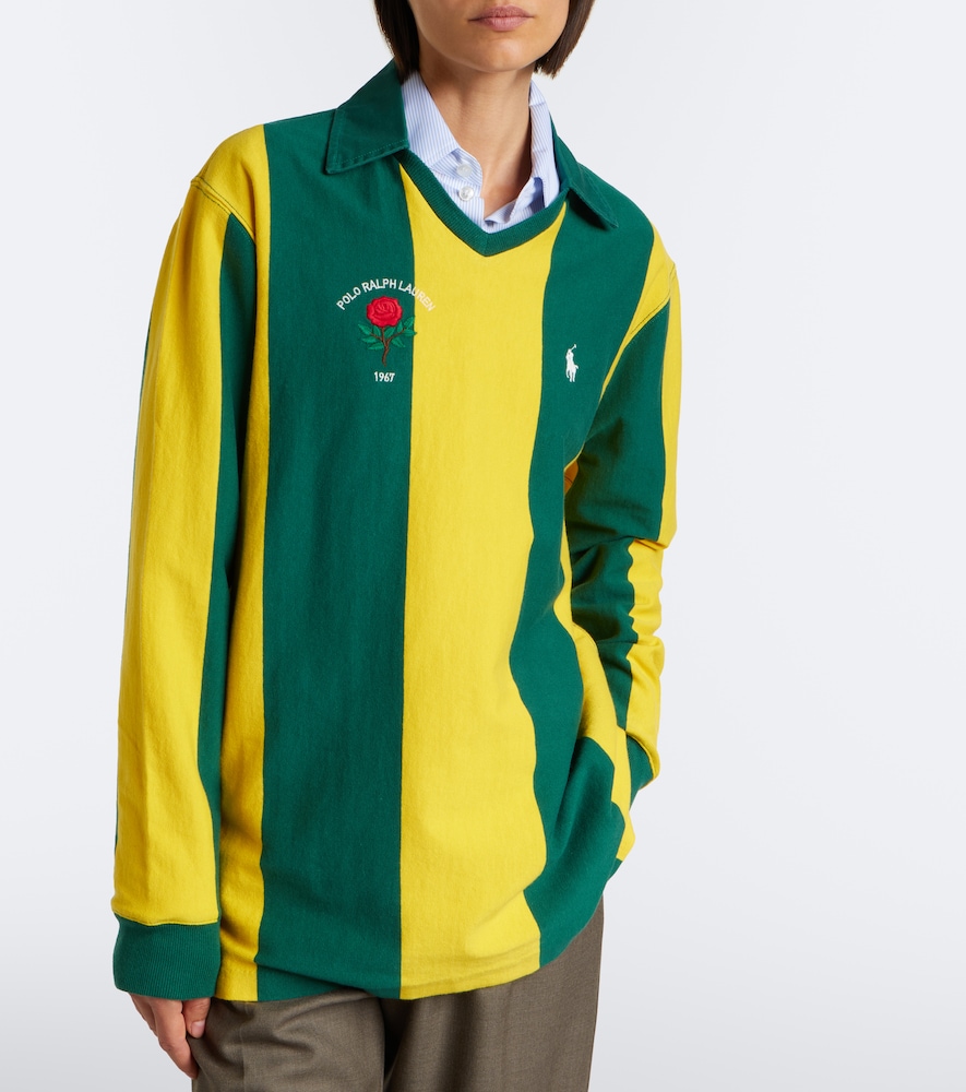 Ralph Lauren Striped Cotton Jersey Polo Shirt Polo