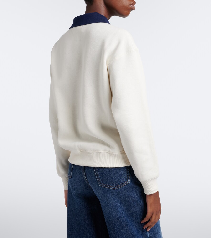Polo Ralph Lauren Cotton-Blend Jersey Polo Sweatshirt