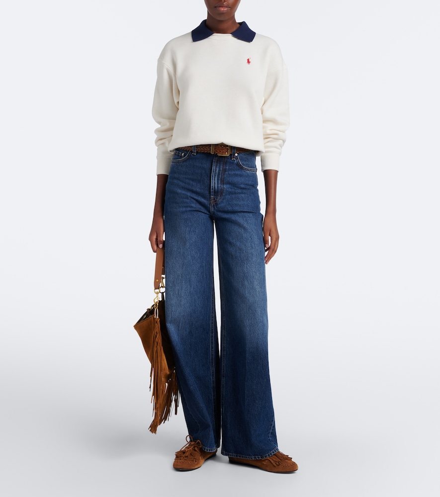 Polo Ralph Lauren Cotton-Blend Jersey Polo Sweatshirt