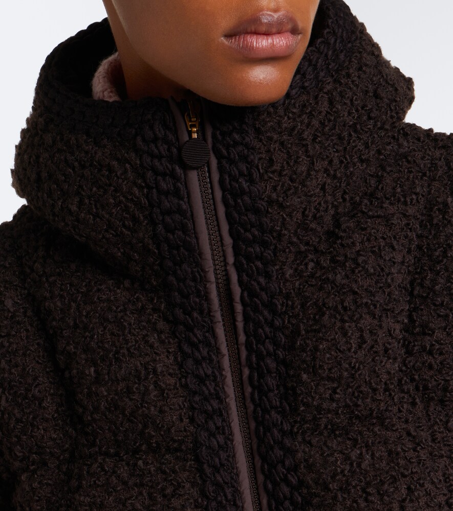 Cristallin Wool-Blend Teddy Down Jacket
