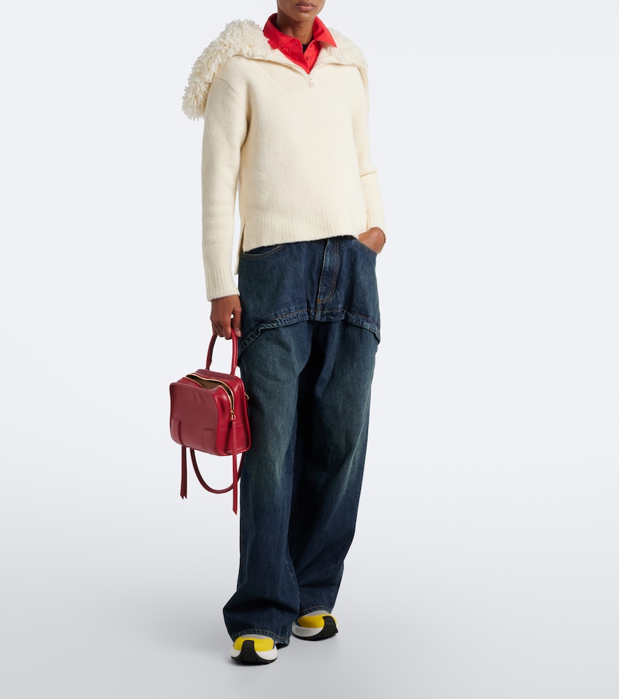 Pogo Colorbocked Mesh-Trimmed Sneakers
