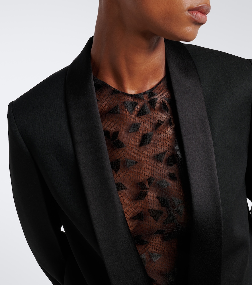 Virgin Wool Tuxedo Jacket