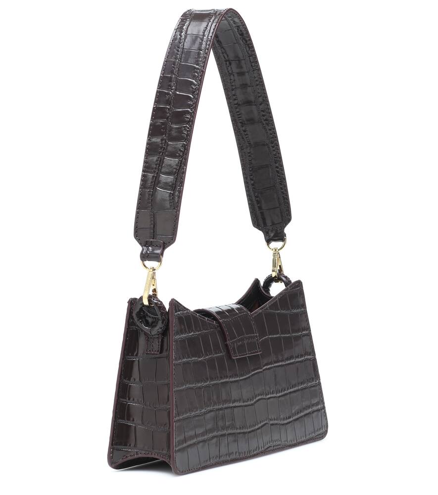 ELLEME BAGUETTE LEATHER SHOULDER BAG,P00488993