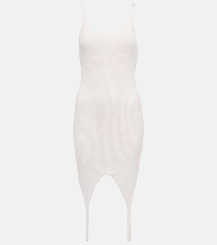 Balmain Ribbed-knit minidress