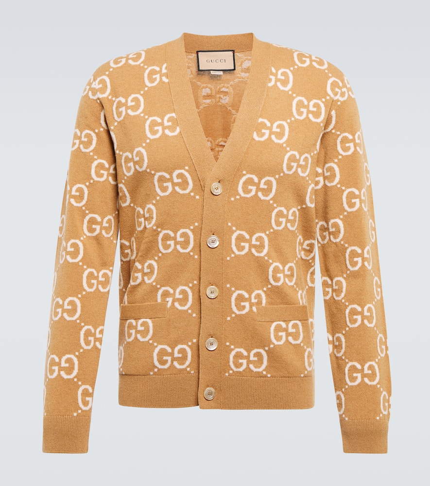 Gucci GG jacquard wool cardigan