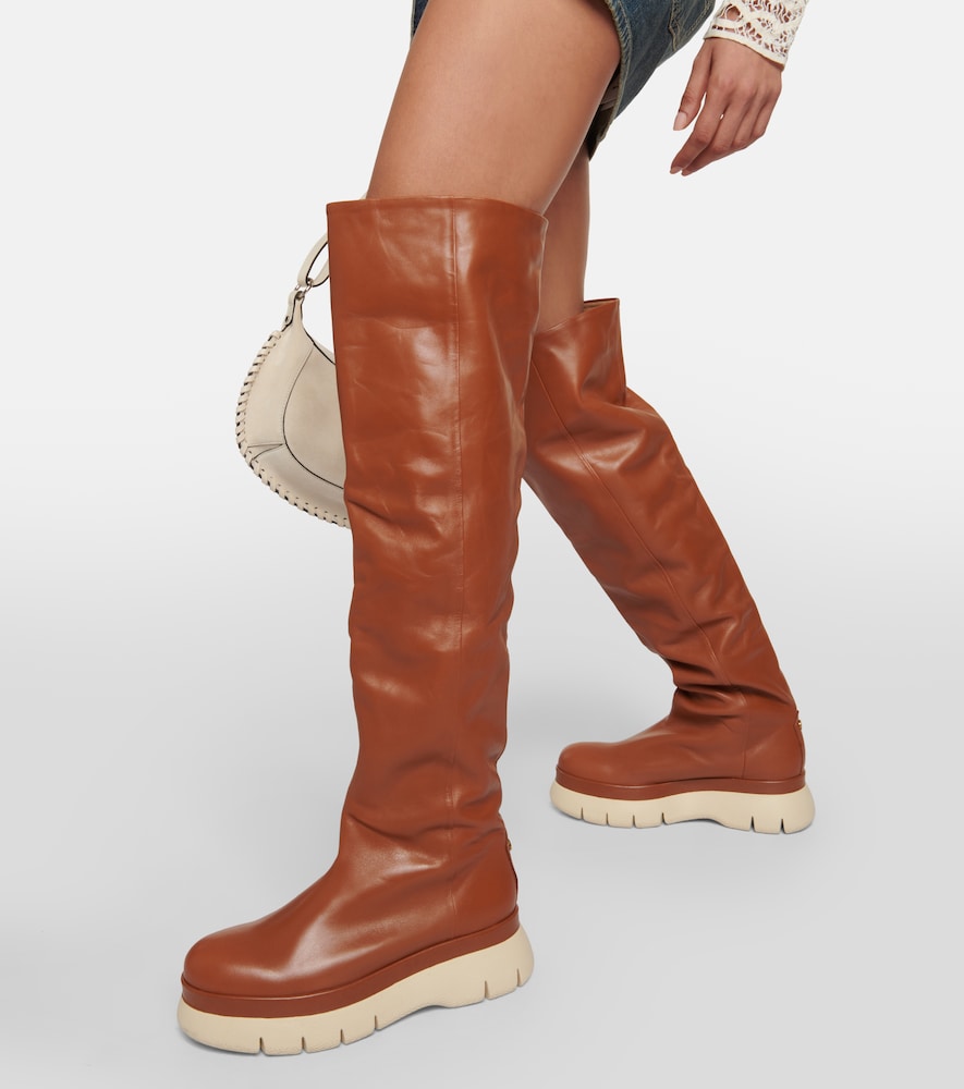 Malyx Leather Over-The-Knee Boots
