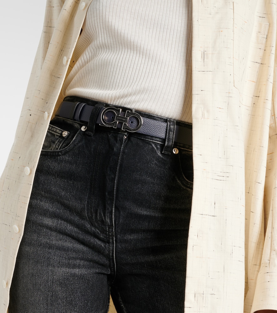 Ferragamo Gancini reversible leather belt