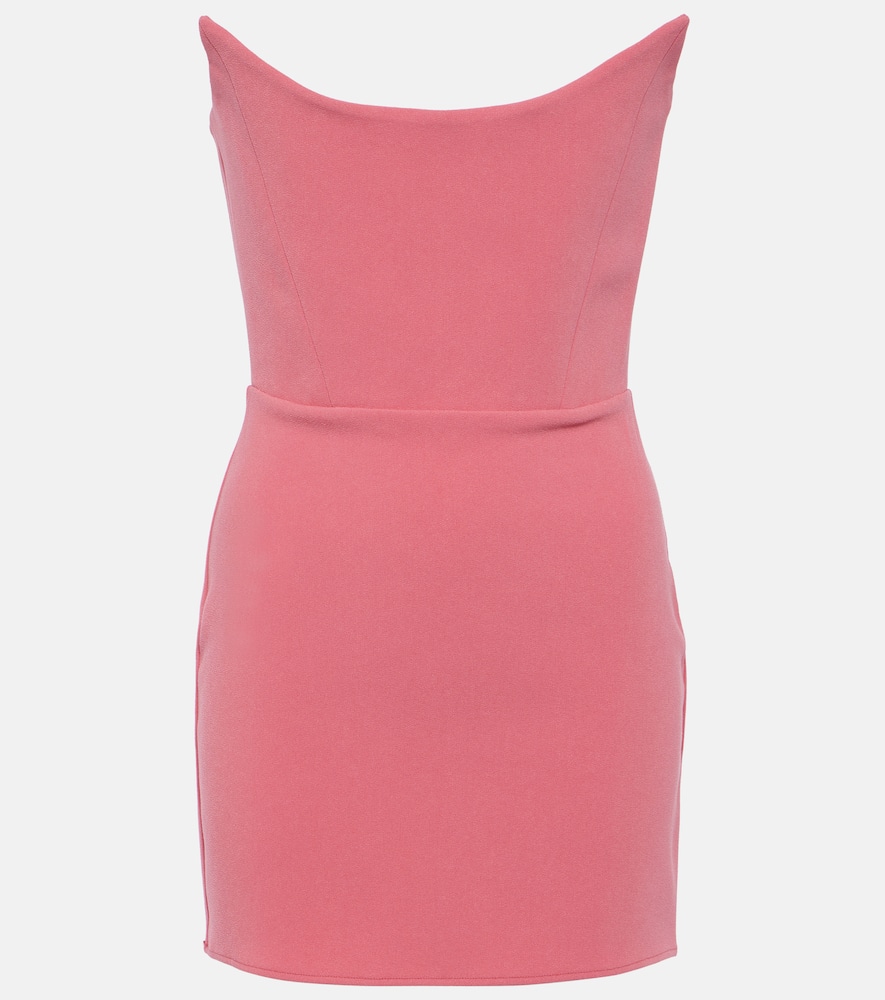 Alex Perry Strapless crepe minidress
