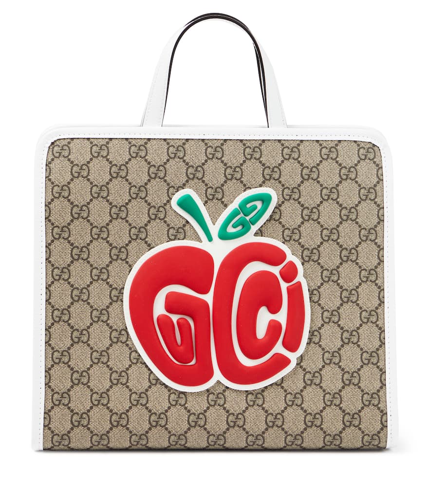Gucci Kids Appliqué GG canvas tote bag