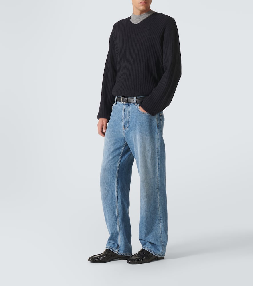 The Row Ross Slim Jeans In Light Indigo