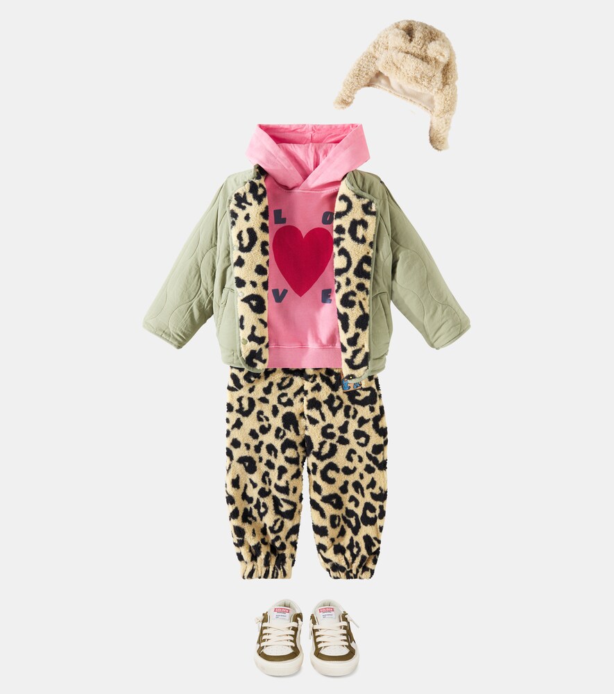  Jellymallow Jellymallow Reversible Quilted Leopard-print Jacket 