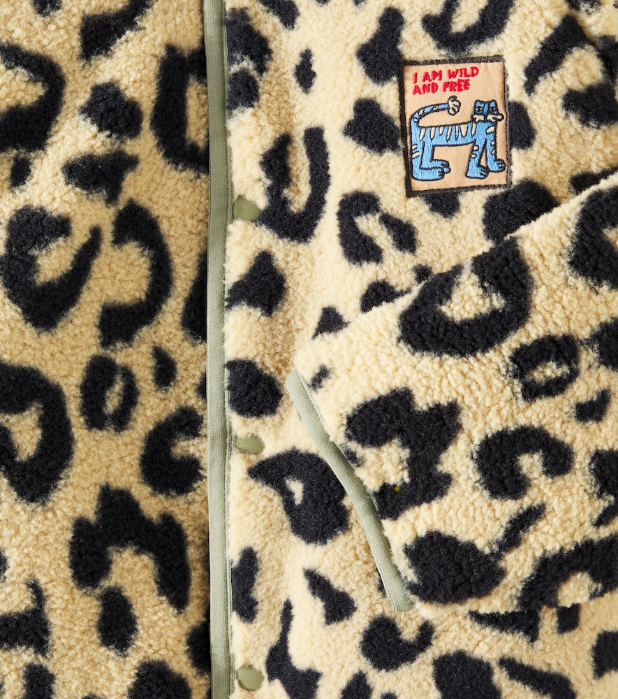 Jellymallow Jellymallow Reversible Quilted Leopard-print Jacket 