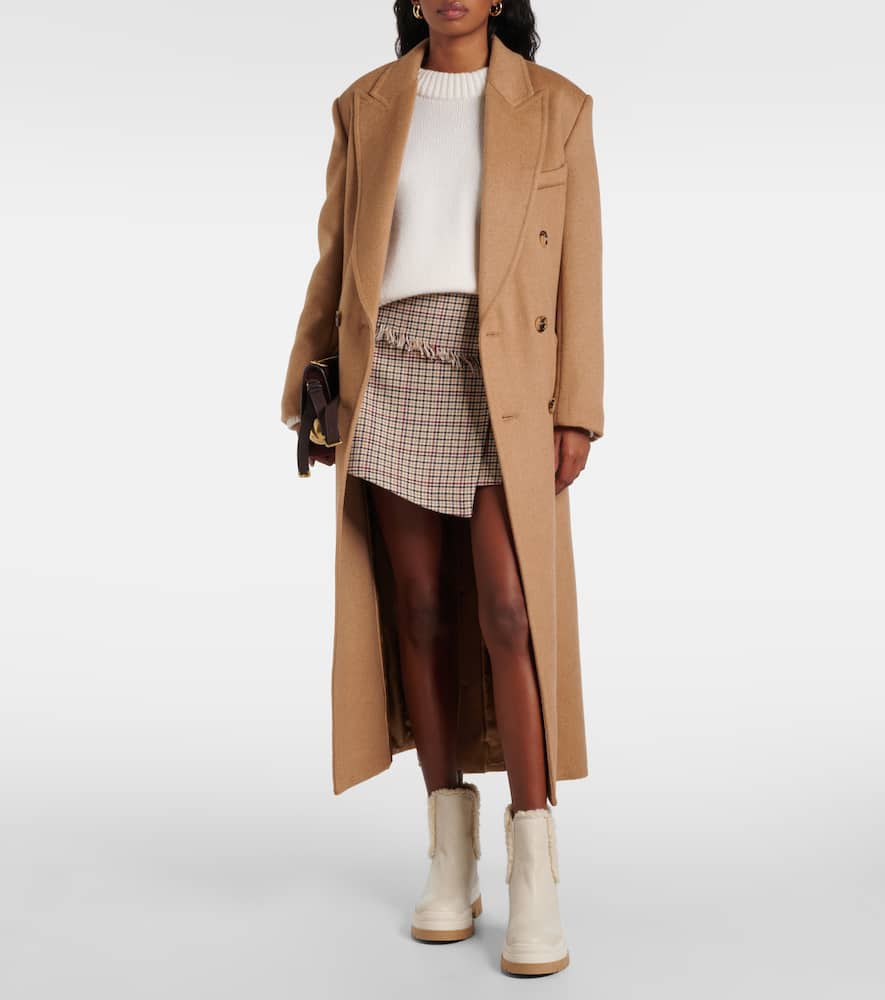 Bogner Chelsea Boots Arosa 8 Aus Leder Mit Shearling In Weiss