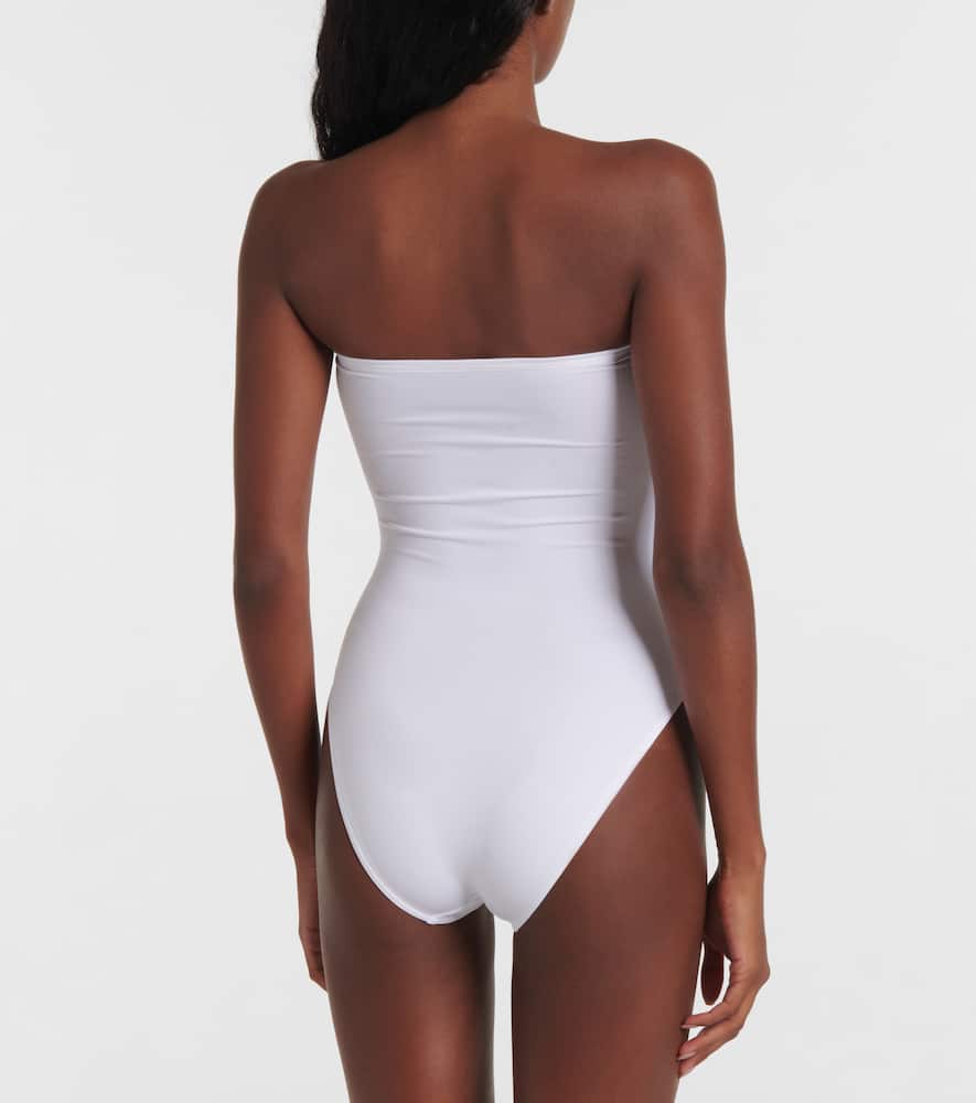 Eres Cassiopée Bandeau Swimsuit In White