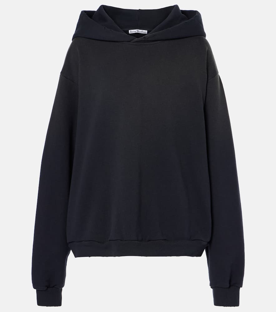 Acne Studios Logo cotton-blend jersey hoodie
