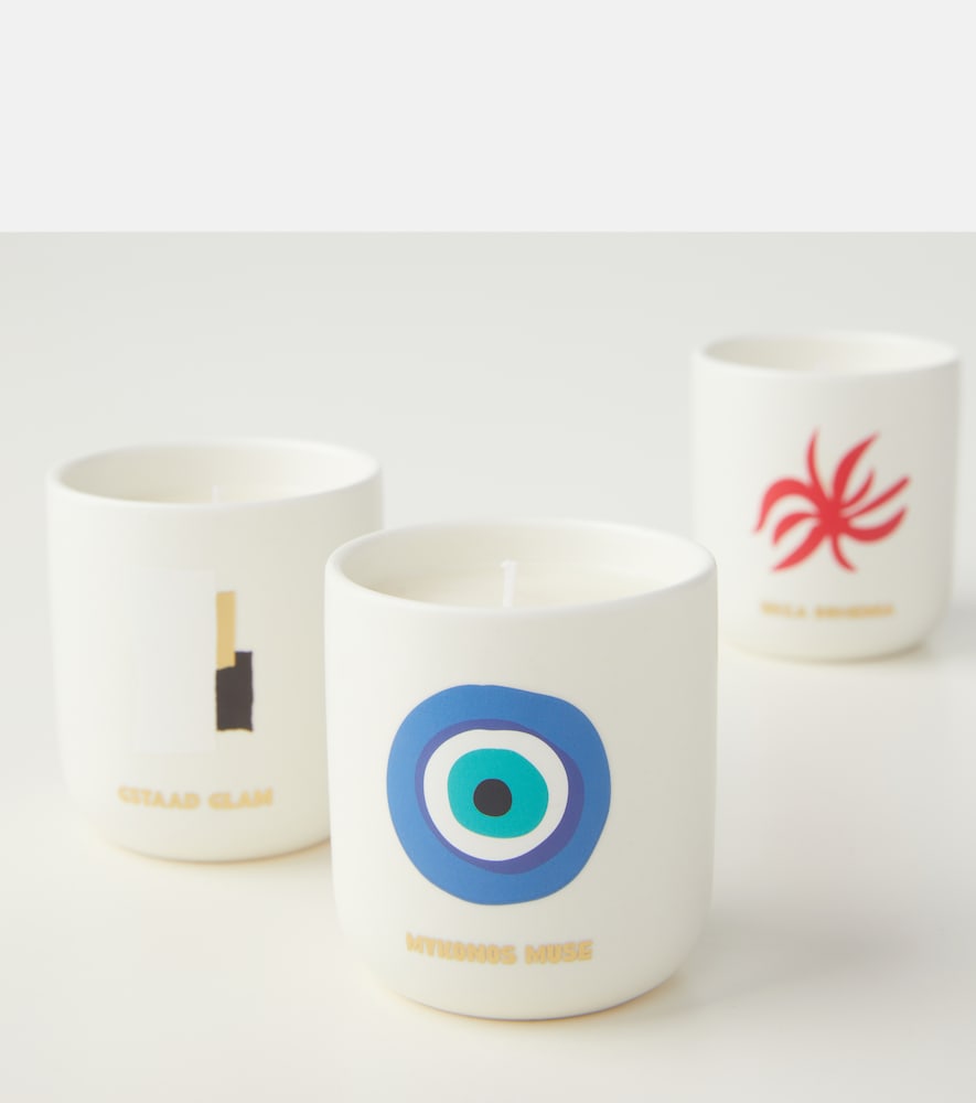  Assouline Assouline Travel From Home Mini Set Of 3 Scented Candles 