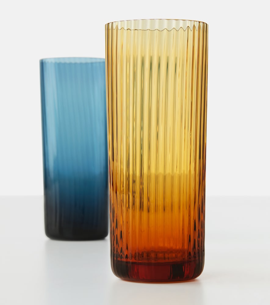  La Doublej La Doublej Set Misty Rainbow Mix Aus Vier Tumbler-gläsern 