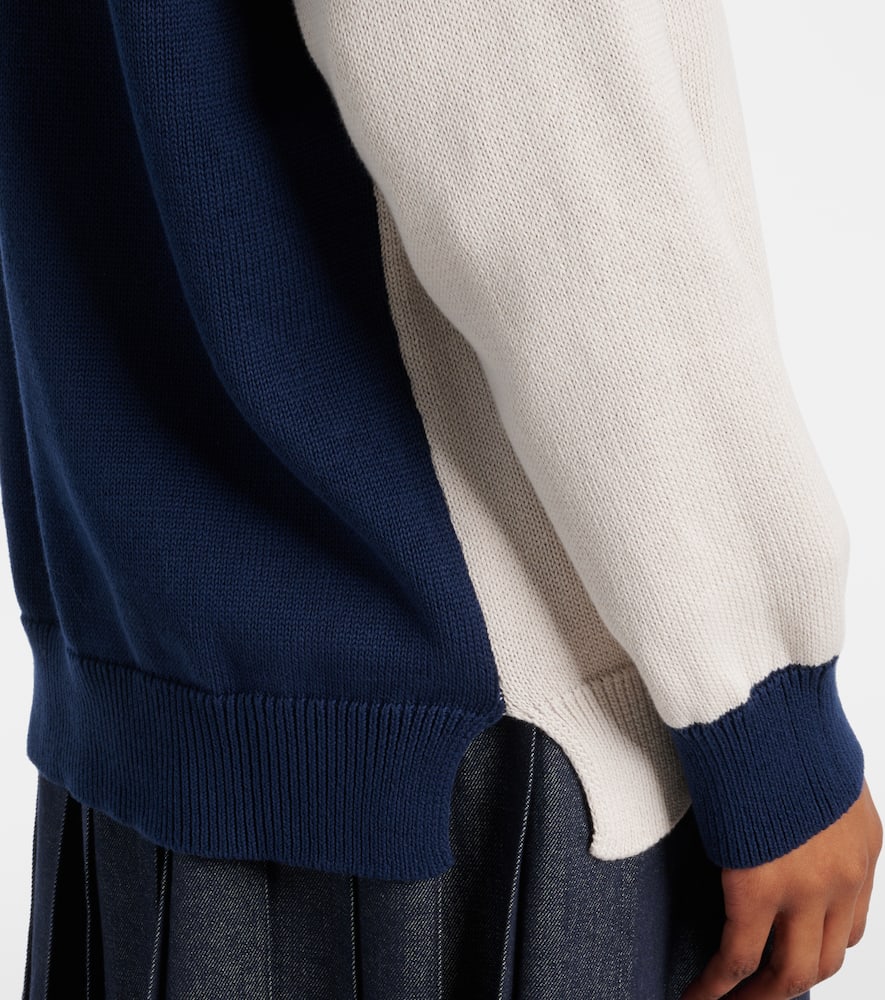 S Max Mara Luigi Cotton Sweater In Multicoloured