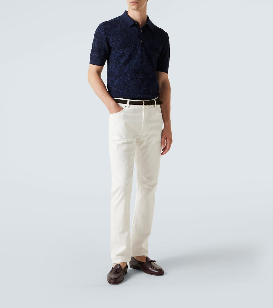 Etro Pegaso low-rise straight jeans