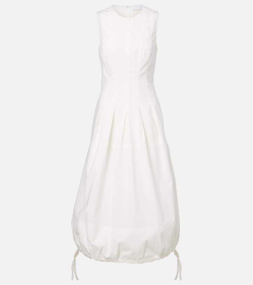 Marley cotton poplin midi dress